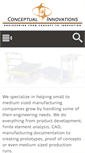 Mobile Screenshot of conceptual-innovations.com